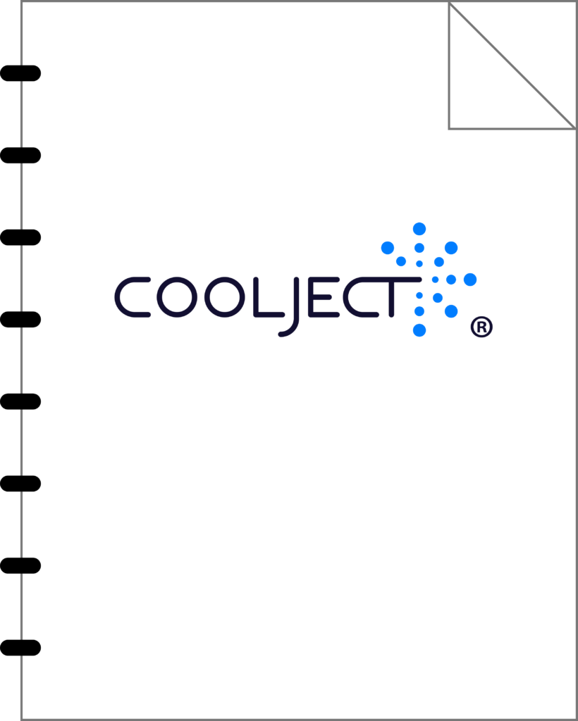 A notebook with the word coolect on it.